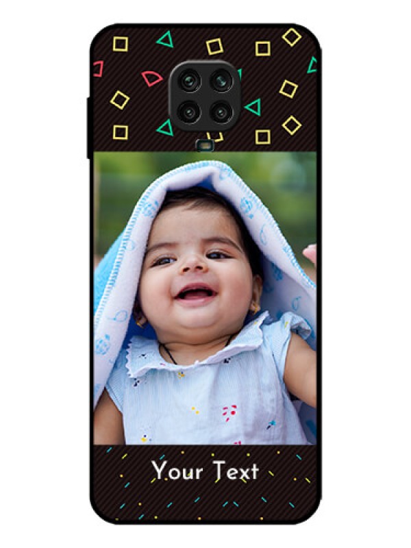 Custom Redmi Note 9 Pro Max Custom Metal Phone Case - With Confetti Birthday Design