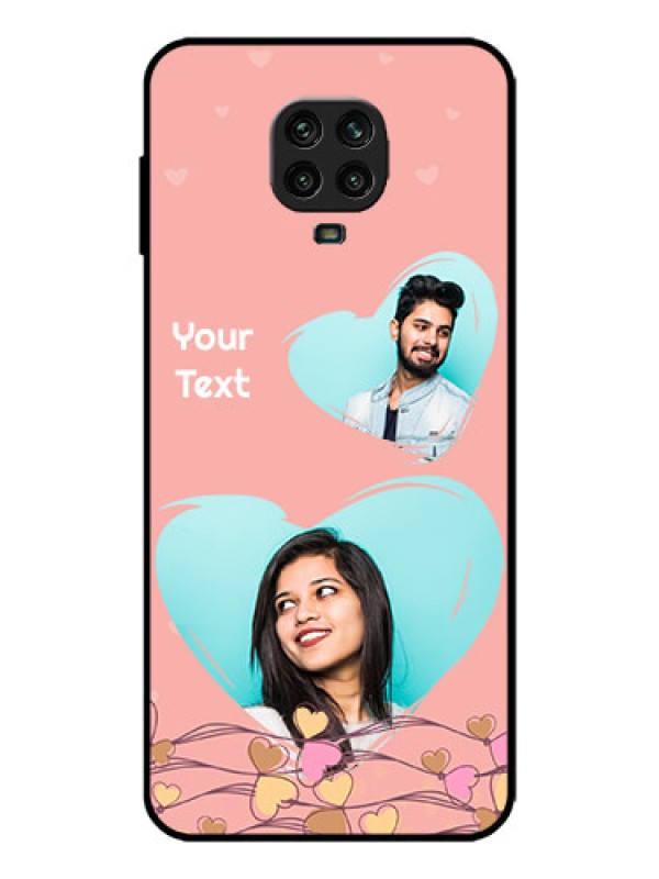 Custom Redmi Note 9 Pro Max Custom Metal Phone Case - Love Doodle Design