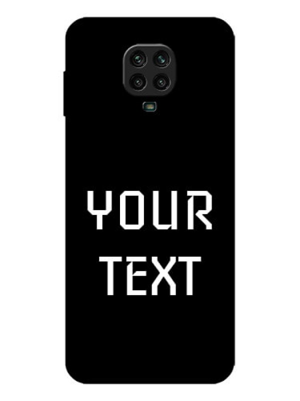 Custom Redmi Note 9 Pro Max Custom Metal Phone Case - Your Name Design