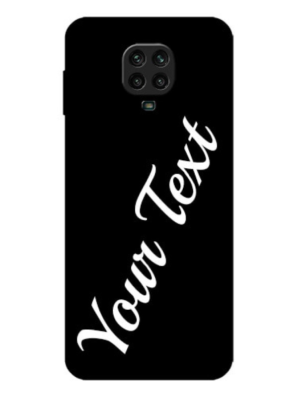 Custom Redmi Note 9 Pro Max Custom Metal Phone Case - With Your Name Design