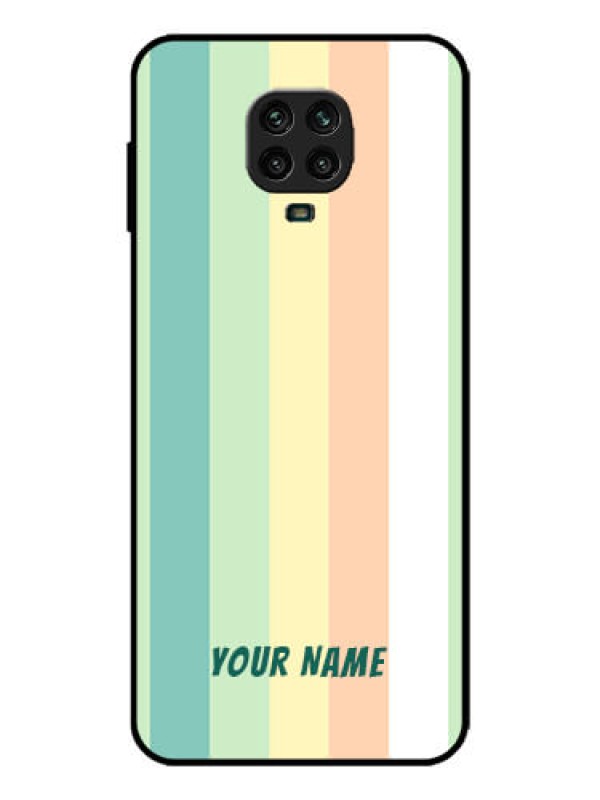 Custom Redmi Note 9 Pro Max Custom Metal Phone Case - Multi - Colour Stripes Design