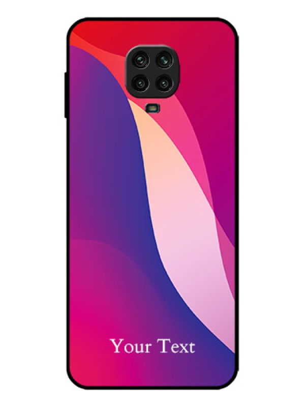 Custom Redmi Note 9 Pro Max Custom Metal Phone Case - Digital Abstract Overlap Design