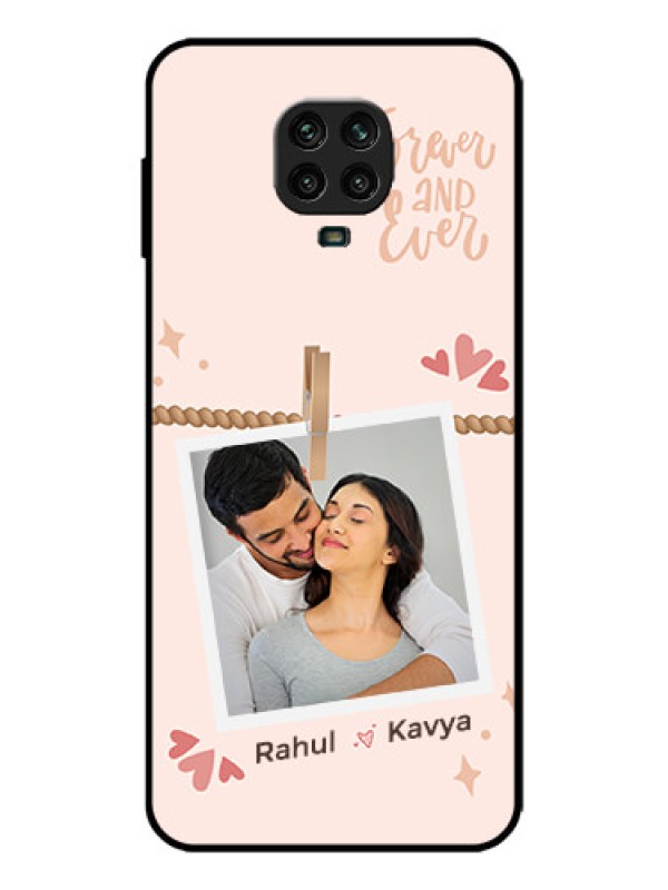 Custom Redmi Note 9 Pro Max Custom Metal Phone Case - Forever And Ever Love Design