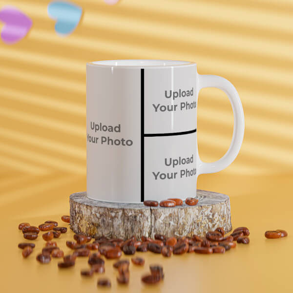Custom 4 Pic Upload Upload Design For Multiple Occasions Design On Mug