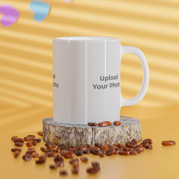Custom 3 Vertical Pic Upload Design For Any Occasions & Event Design On Mug