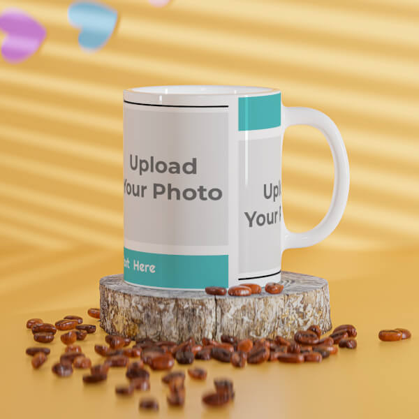 Custom Boy Friend Birthday 2 Pic Upload Design On Mug