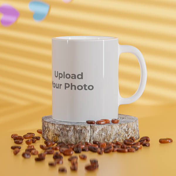 Custom Brothers Birthday Balloon And Big Pic Upload Design On Mug