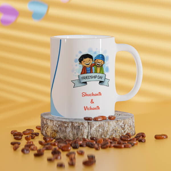 Custom Friendship Day Design On Mug