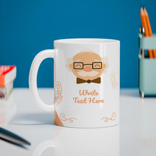 Custom Grandpa Birthday Design On Mug