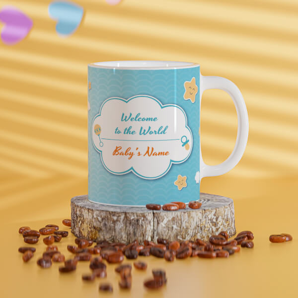 Custom Welcome To The World Design On Mug