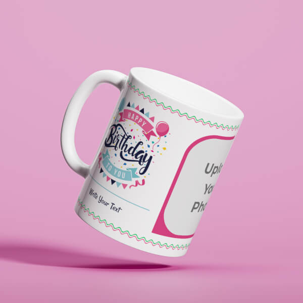 Custom Happy Birthday My Dear Sister Design On Mug