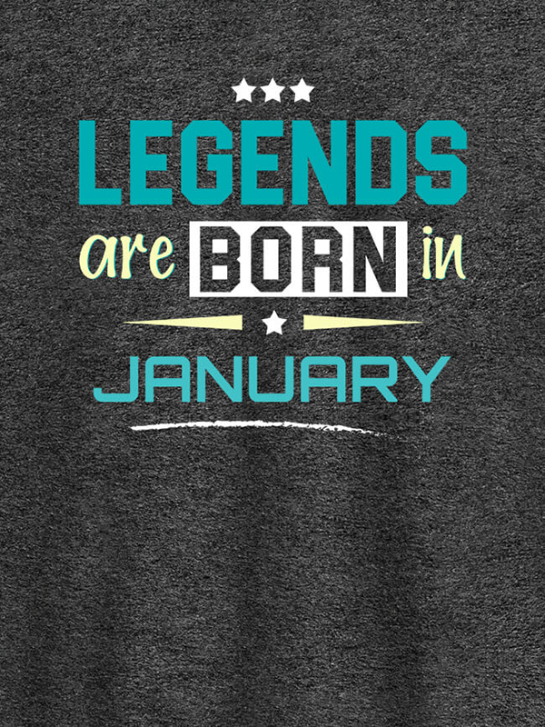 Custom Kings Are Born In Month Personalised Printed Mens T Shirt