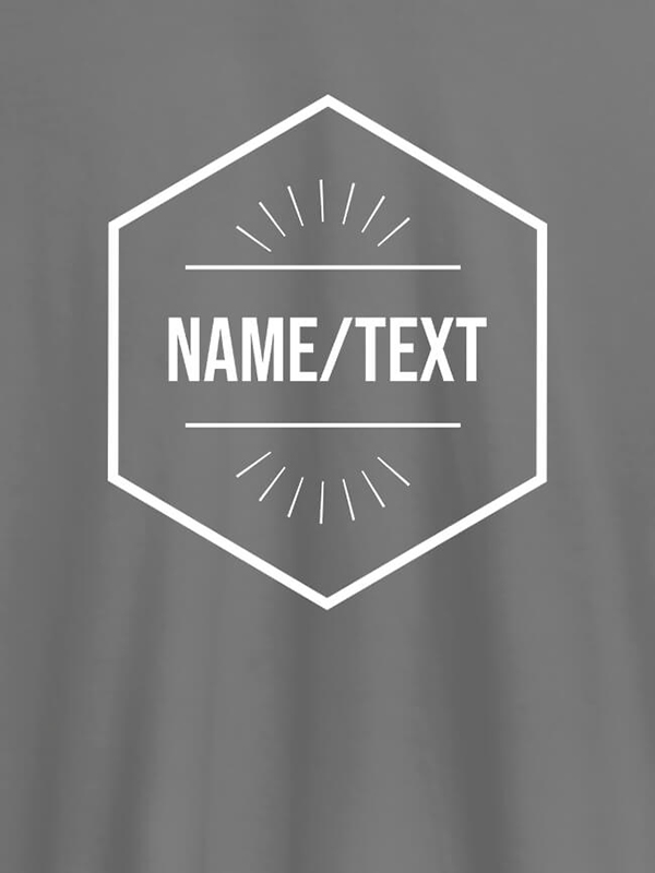 Custom Simple Design with Name On Personalized T-Shirt