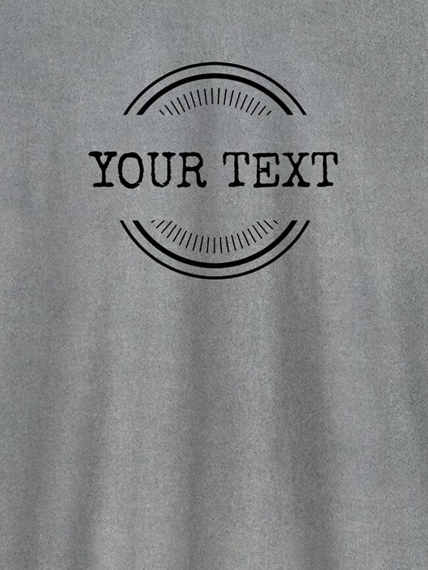 Custom Stamp Theme with Your Name On Customized Men Tees