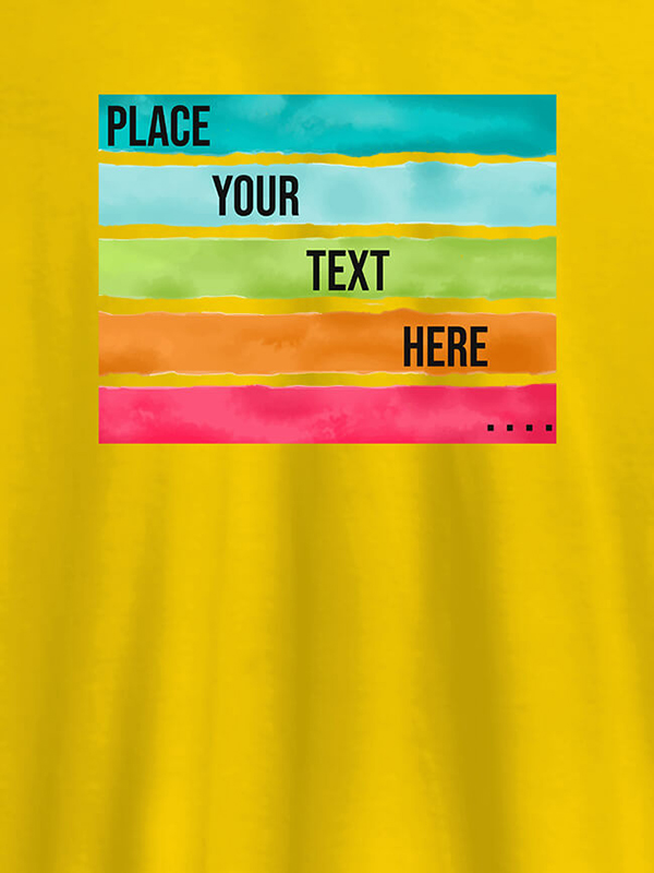 Custom Watercolor T Shirt Printing With Name Personalised Mens Wear