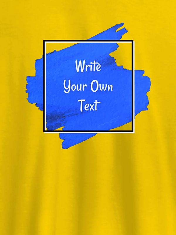 Custom Splash Theme with your Name On T-shirts For Men with Name, Text and Photo