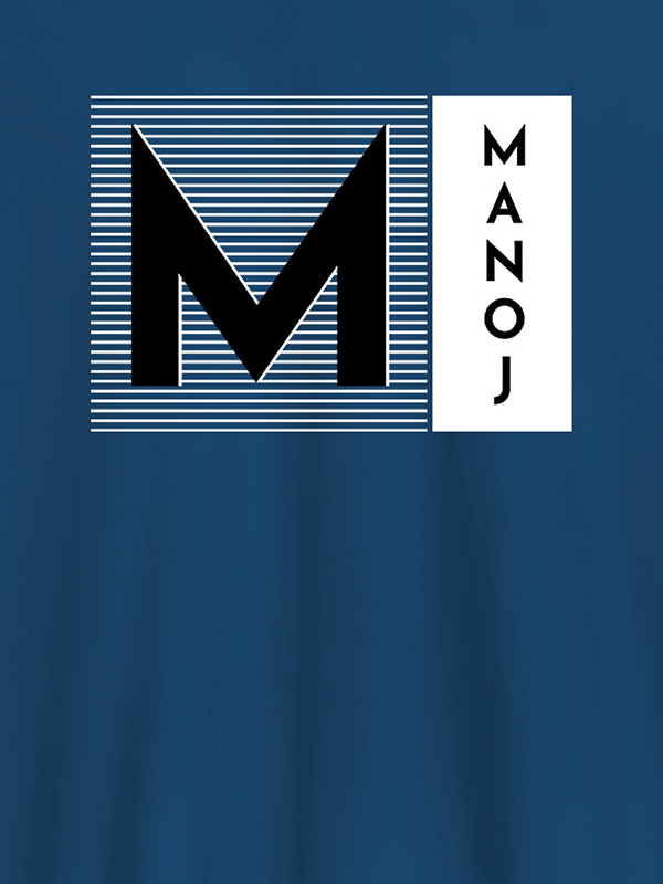 Custom Personalised Mens T Shirt With Initial Name
