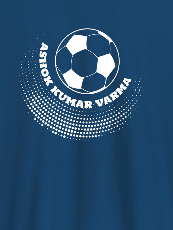 Custom Personalised Mens Unique Football T Shirt With Name