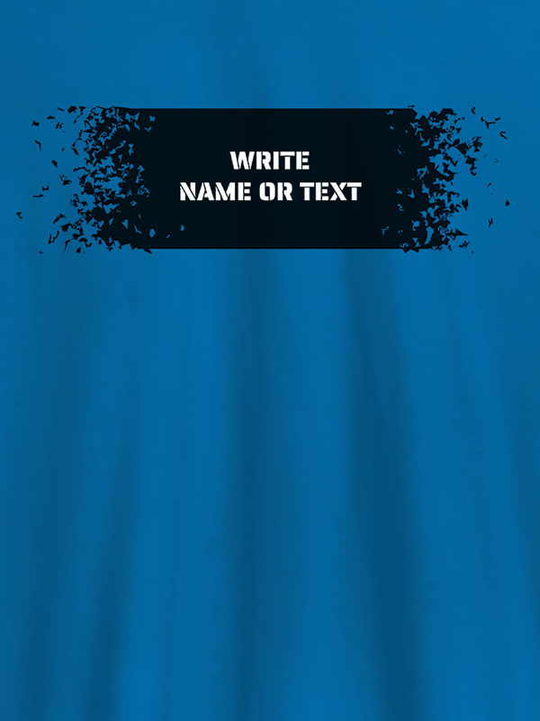 Custom Sprinkle Design with Name On T-shirts For Men with Name, Text and Photo