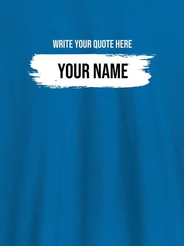Custom Quote with Your Name On T-shirts For Men with Name, Text and Photo