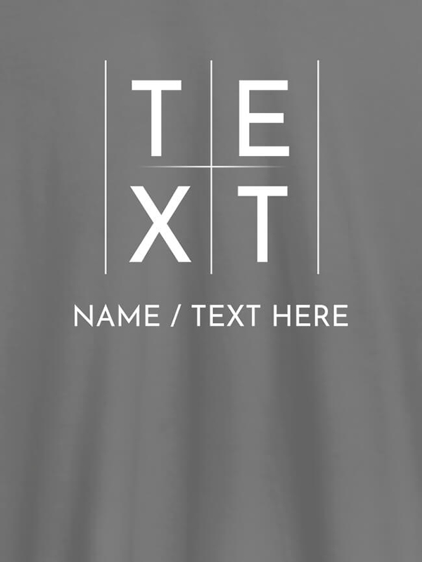 Custom Write Your Name and Text On T-shirts For Women with Name, Text and Photo