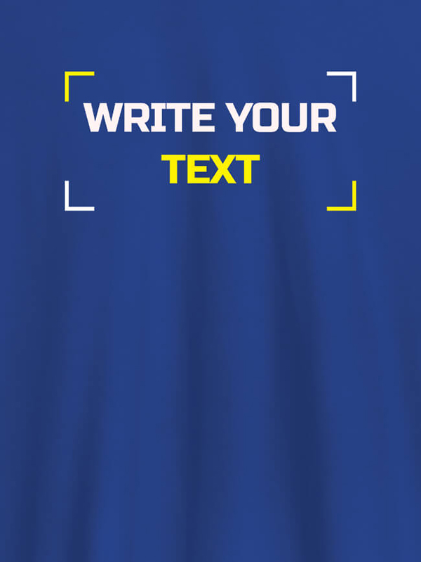 Custom Write Your Text On Customized Tshirt for Women