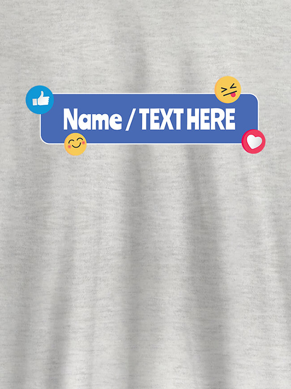 Custom Your Name with Emojis On Customized Womens T-Shirt