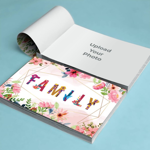 Custom Memory Book with My Family Design Cover