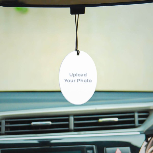 Custom Oval Acrylic Car Hanging