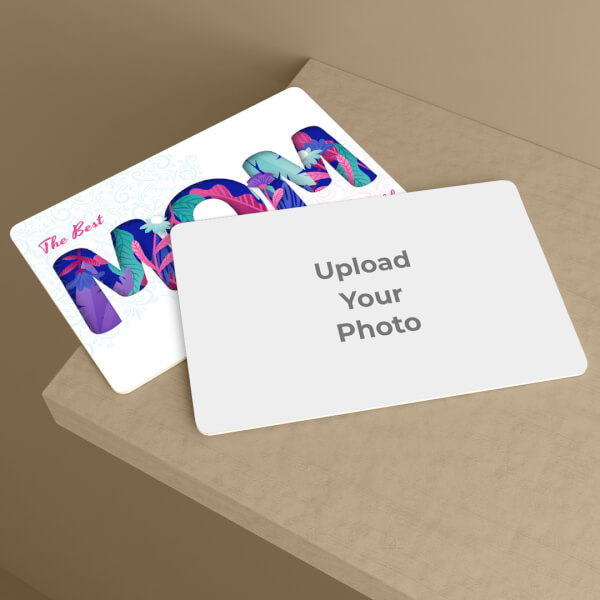 Custom The Best Mom Design Wallet Card