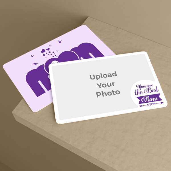 Custom You Are The Best Mom Ever Landscape Design Wallet Card