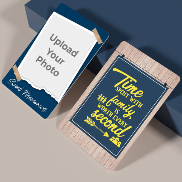 Custom Sweet Memories With Family Design Wallet Card