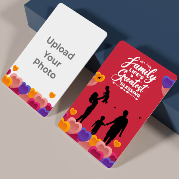 Custom Sweet And Cute Family Design Wallet Card