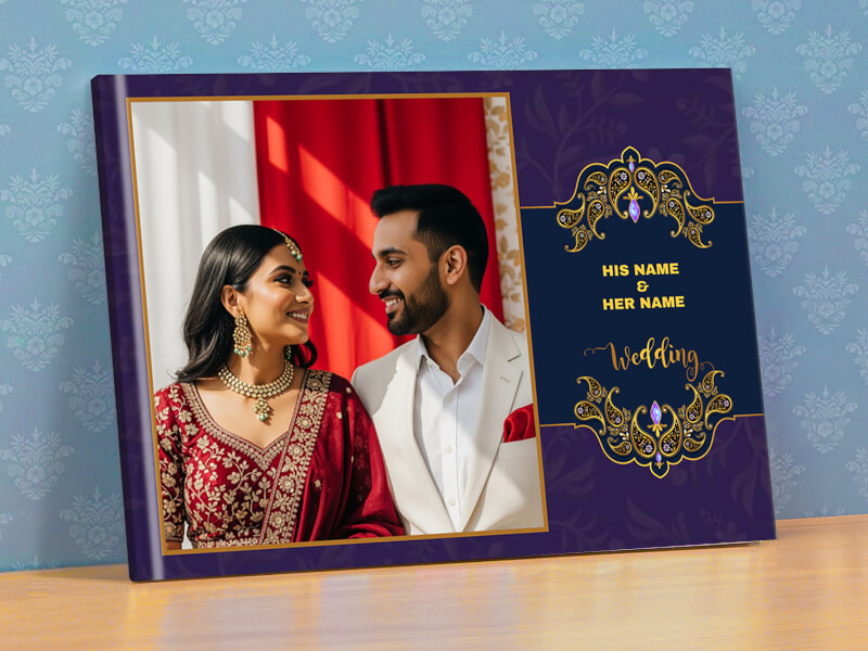 Explore Personalized Wedding Photo Album With Names