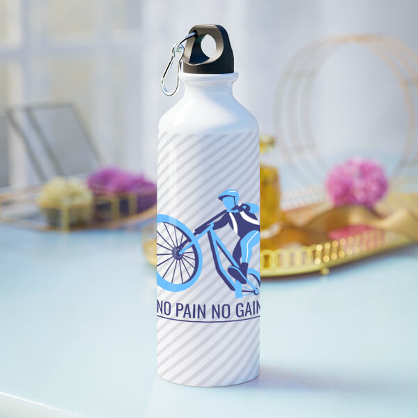 Custom Motivational quote with your image-Printshoppy Sipper Bottles
