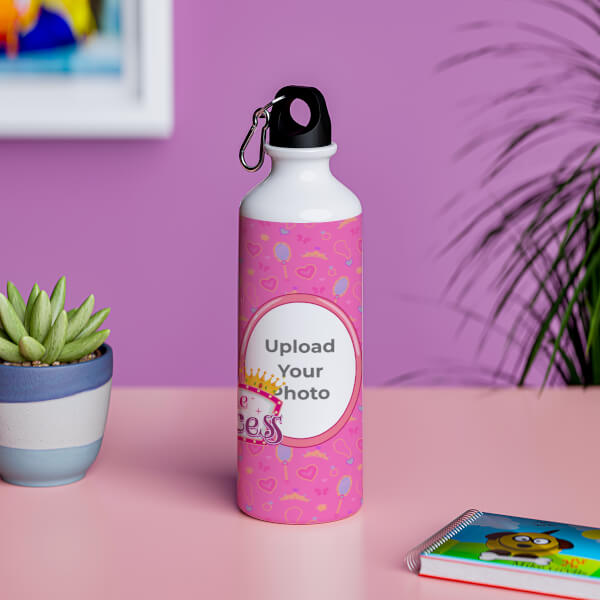 Custom My little princess with custom text and image sipper-Printshoppy Sipper Bottles