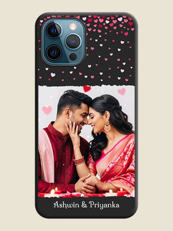 Custom Fall in Love with Your Partner  on Photo on Space Black Soft Matte Phone Cover - iPhone 12 Pro Max