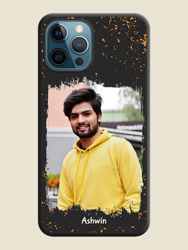 Custom Spray Free Design on Photo on Space Black Soft Matte Phone Cover - iPhone 12 Pro Max