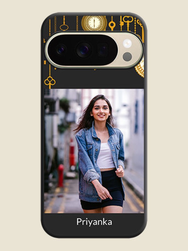 Custom Decorative Design with Text On Space Black Custom Soft Matte Mobile Back Cover - Google Pixel 10 Pro 5G