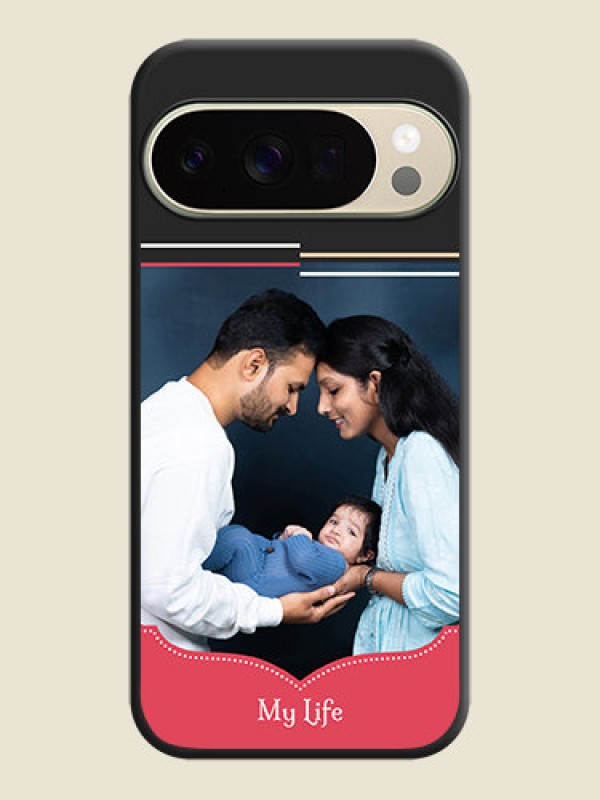 Custom Classic Plain Design with Name On Space Black Custom Soft Matte Mobile Back Cover - Google Pixel 10 Pro 5G