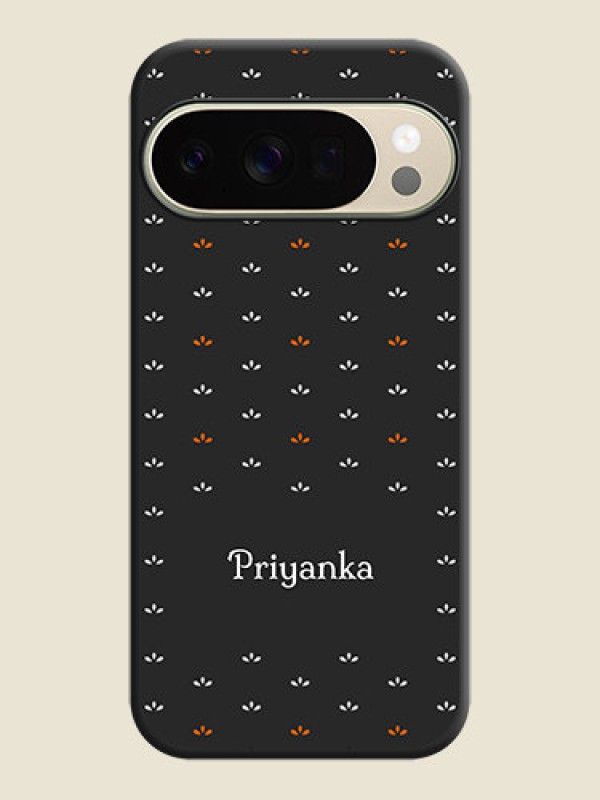 Custom Simple Pattern With Custom Text On Space Black Custom Soft Matte Mobile Back Cover - Google Pixel 10 Pro 5G