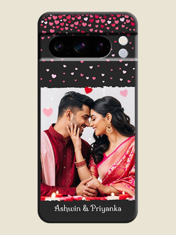 Custom Fall in Love with Your Partner on Photo On Space Black Custom Soft Matte Mobile Back Cover - Pixel 8 Pro 5G