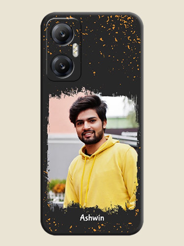 Custom Spray Free Design - Photo on Space Black Soft Matte Phone Cover - Infinix Hot 20 5G