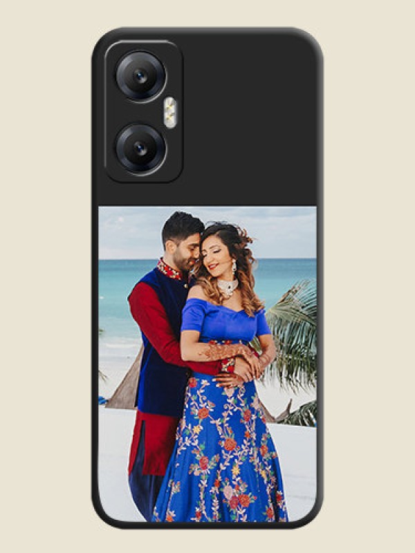 Custom Image Upload With Space Black Color On Custom Soft Matte Mobile Back Cover - Infinix Hot 20 5G