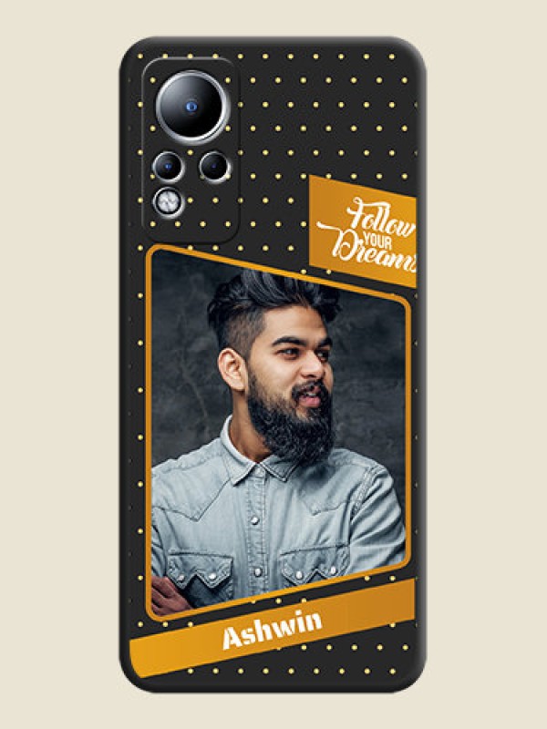 Custom Follow Your Dreams with White Dots on Space Black Custom Soft Matte Phone Cases - Infinix Note 11