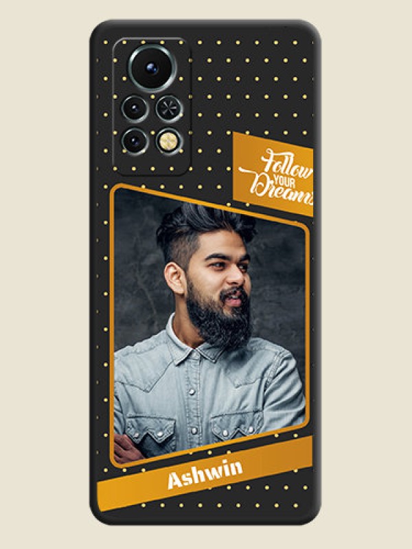 Custom Follow Your Dreams with White Dots on Space Black Custom Soft Matte Phone Cases - Infinix Note 11s