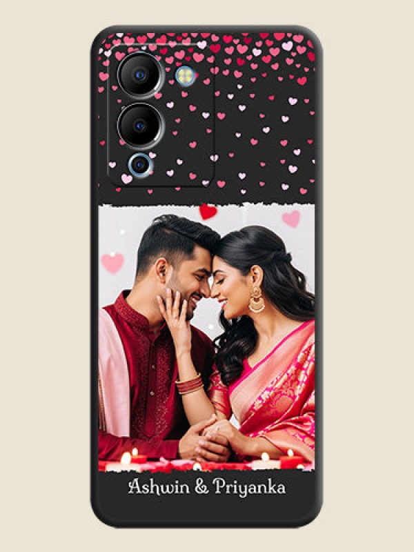Custom Fall in Love with Your Partner  on Photo on Space Black Soft Matte Phone Cover - Infinix Note 12 Turbo