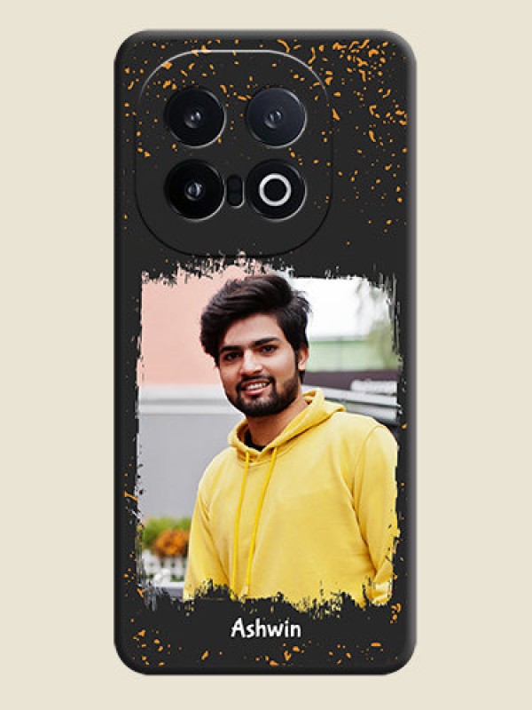 Custom Spray Free Design on Photo On Space Black Custom Soft Matte Mobile Back Cover - iQOO 13 5G