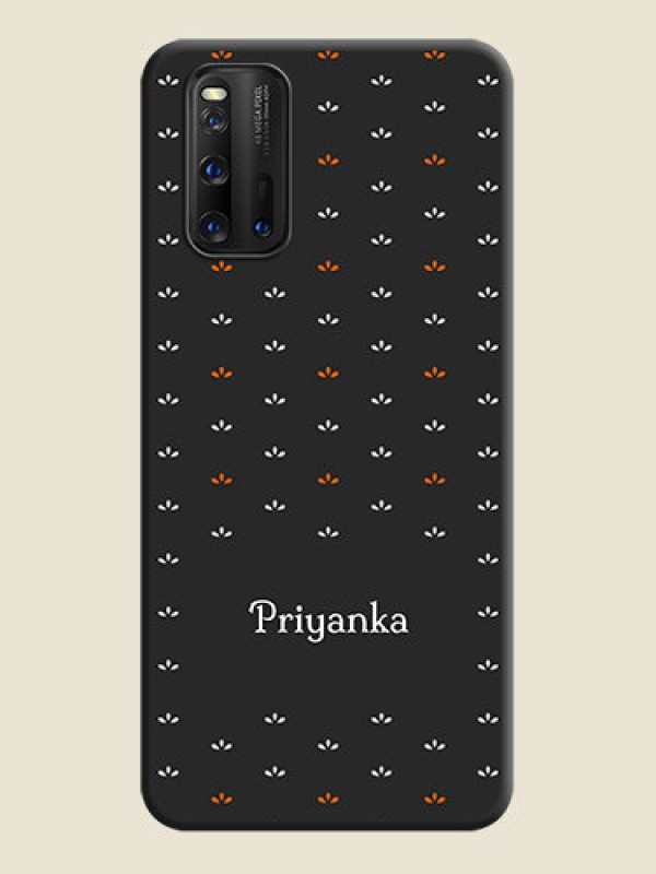 Custom Simple Pattern With Custom Text On Space Black Personalized Soft Matte Phone Covers -Iqoo 3 5G
