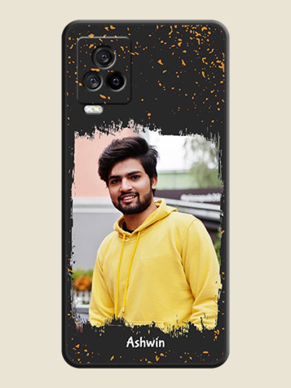 Custom Spray Free Design on Photo on Space Black Soft Matte Phone Cover - iQOO 7 Legend
